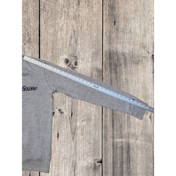 Champion Crew Neck Sweatshirt Gray Men’s Size Small - Picture 4 of 5